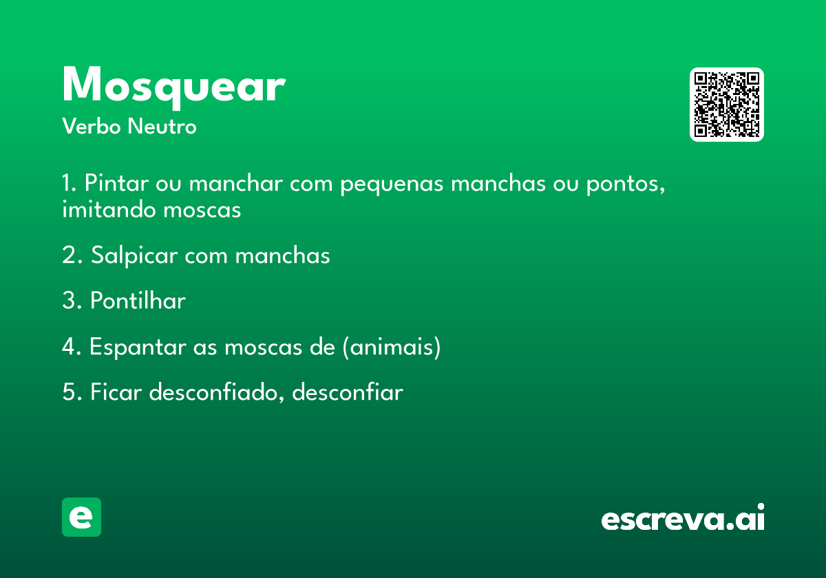 mosquear