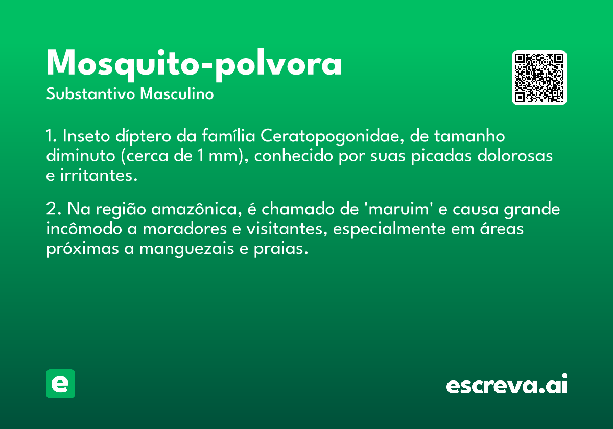 mosquito-polvora