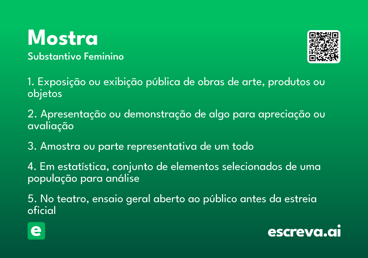 mostra