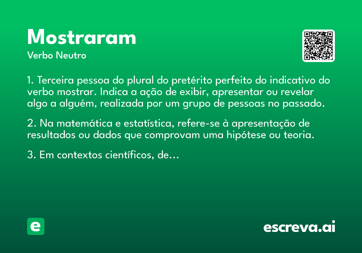 mostraram