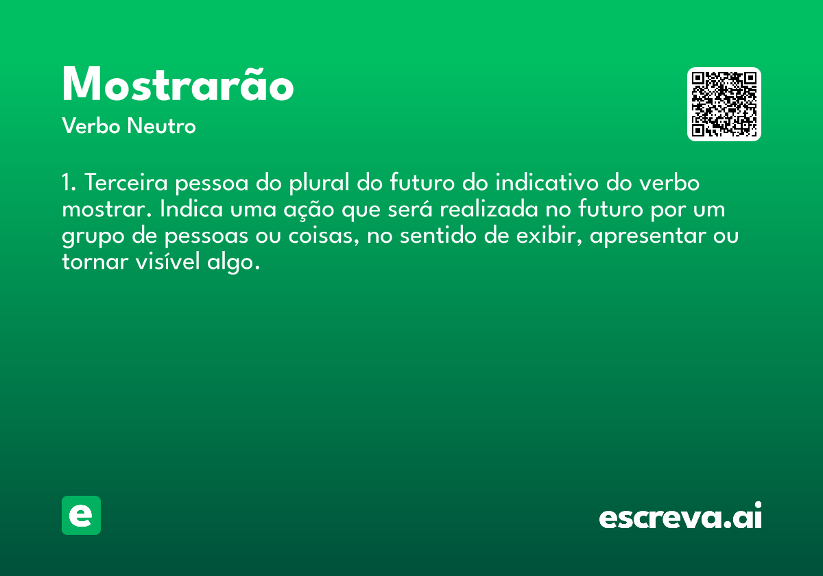 mostrarão