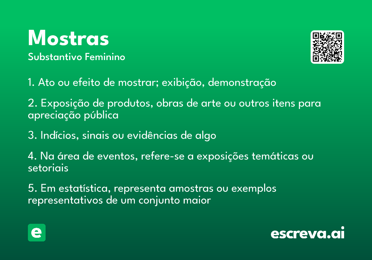 mostras