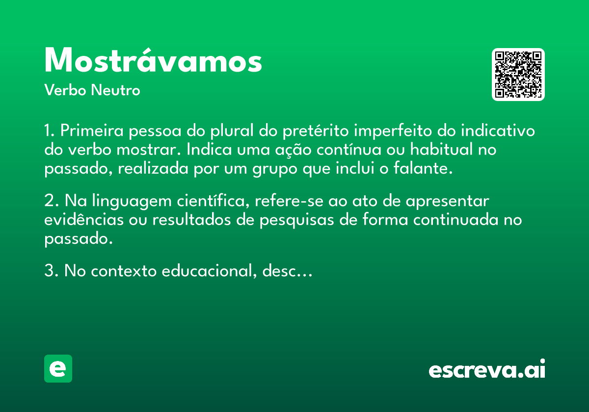 mostrávamos