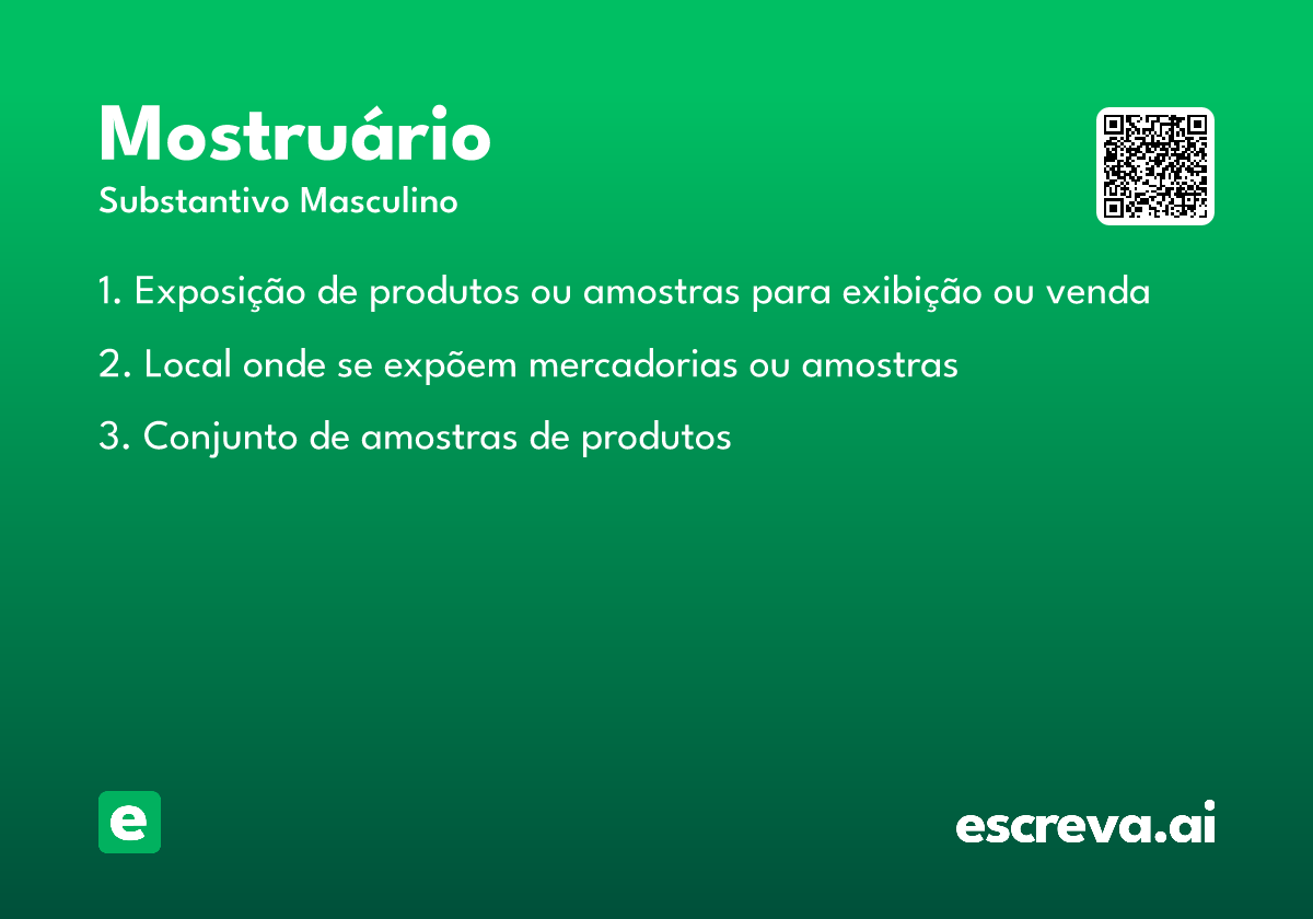 mostruário