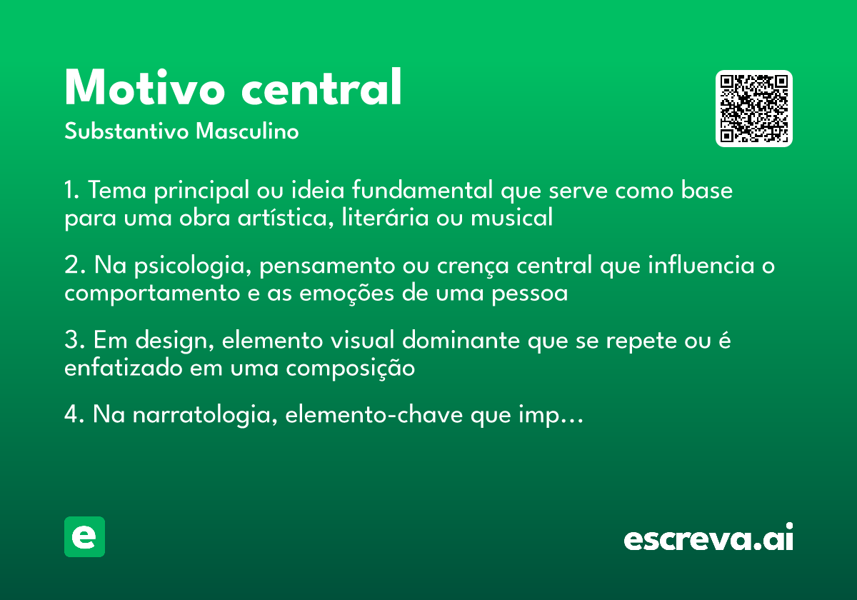 motivo central