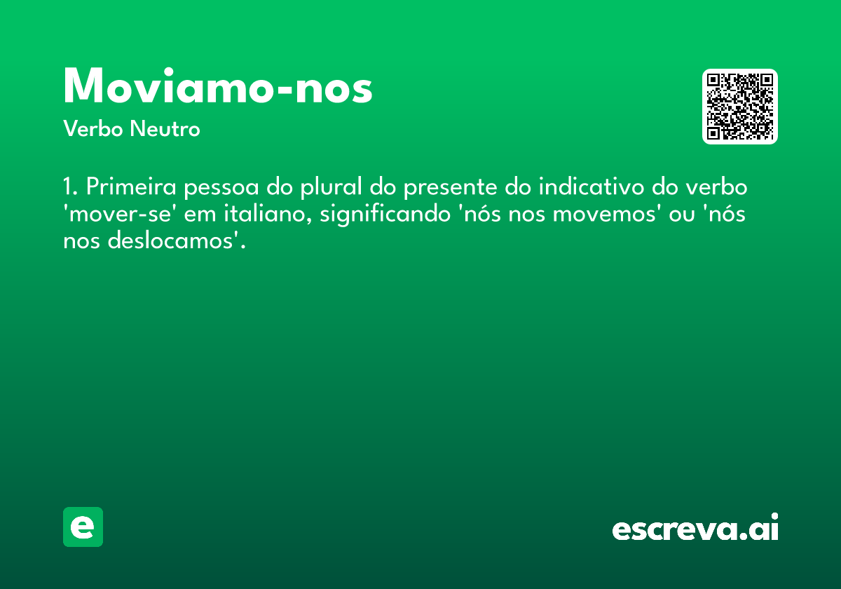 moviamo-nos