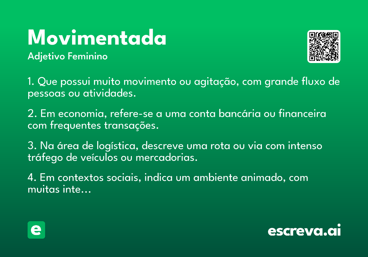 movimentada