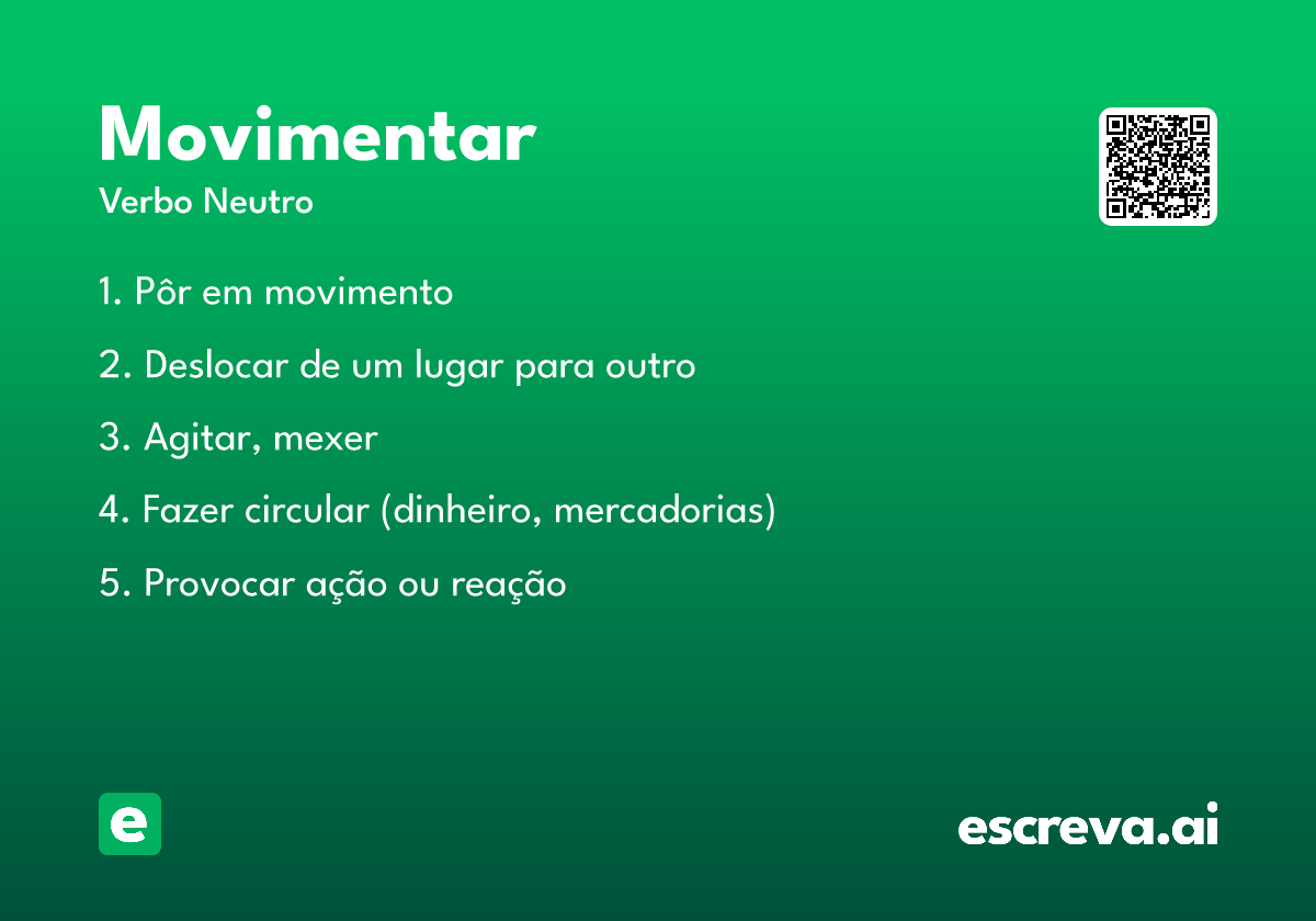 movimentar