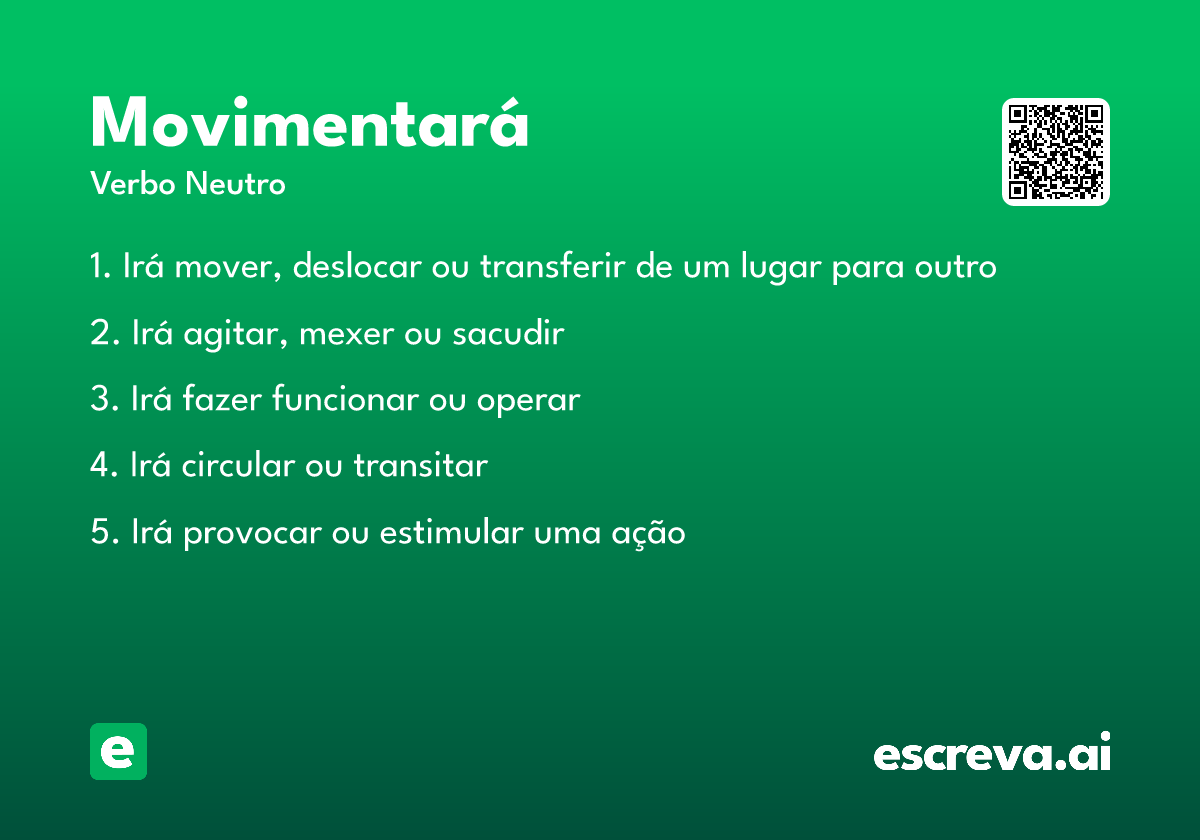 movimentará