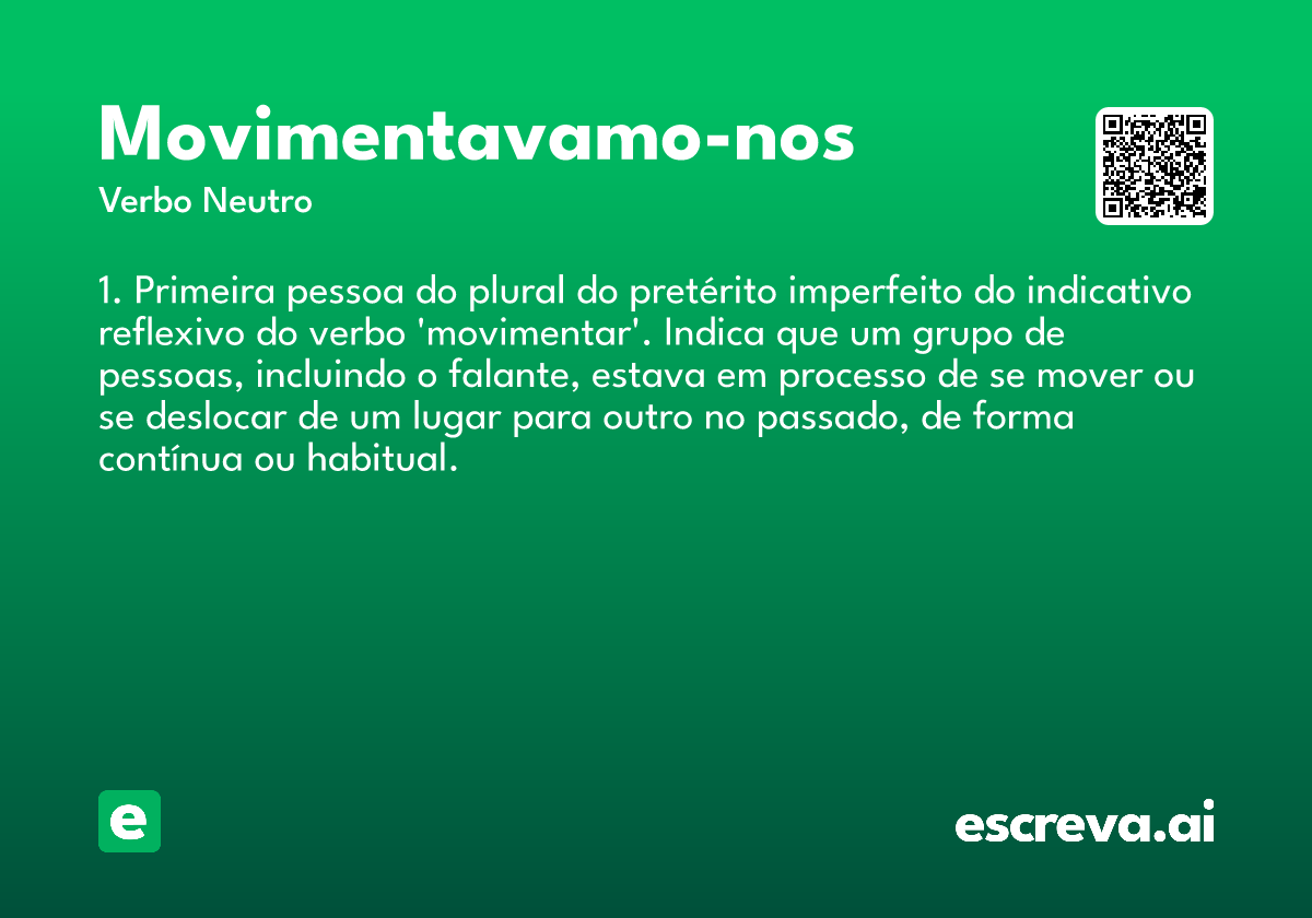 movimentavamo-nos