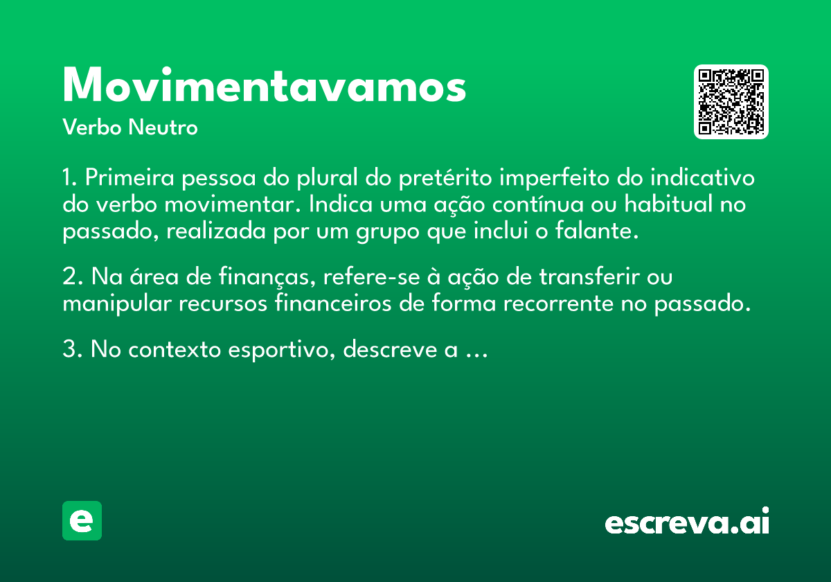 movimentavamos