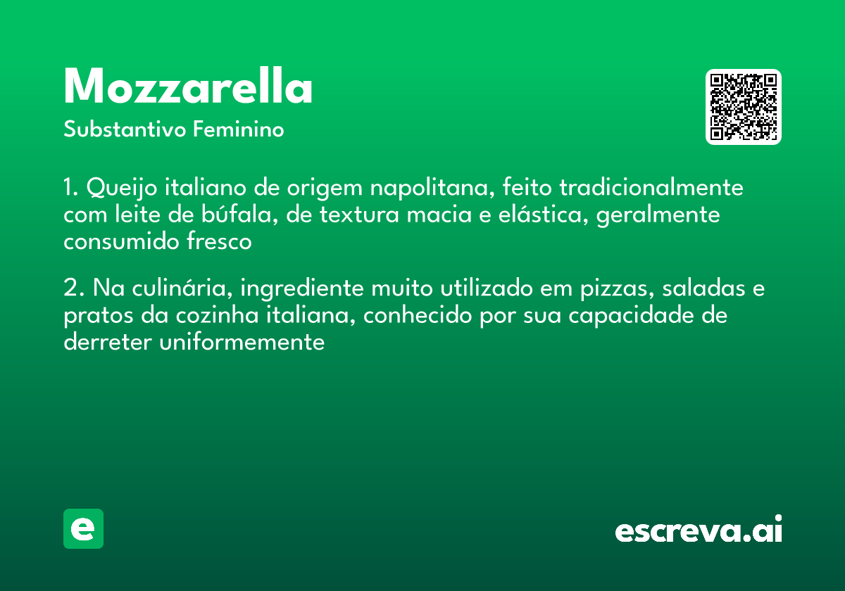 mozzarella