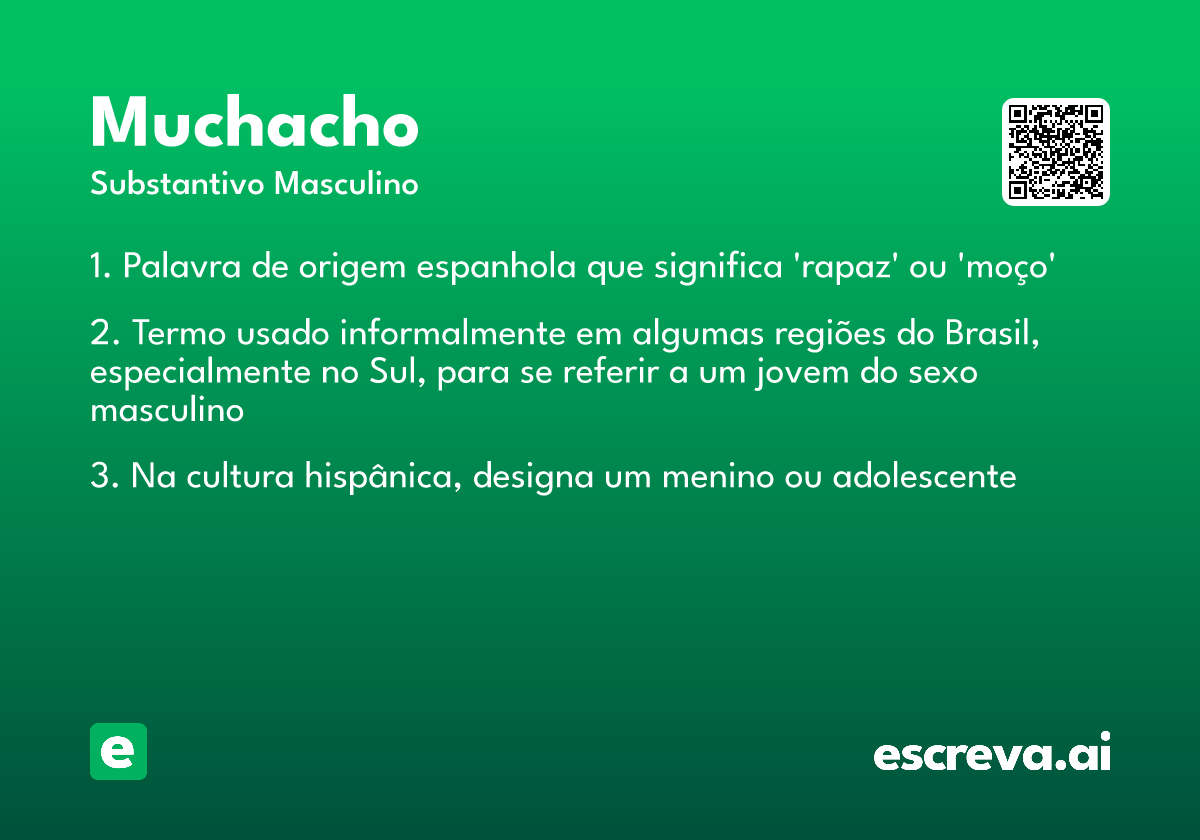 muchacho