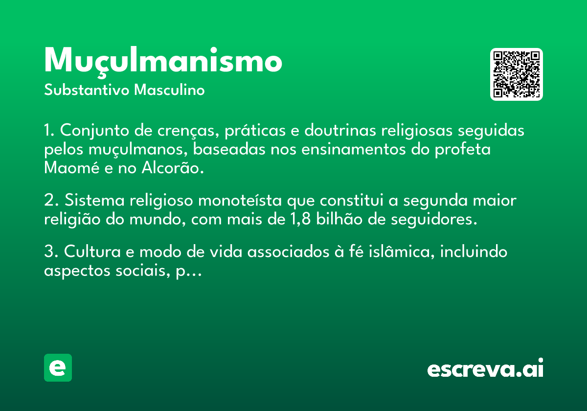 muçulmanismo