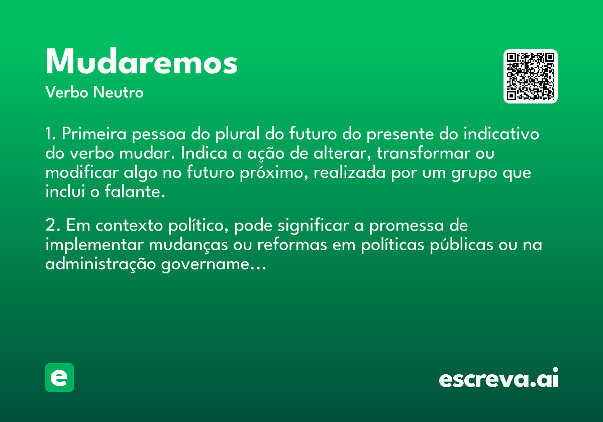 mudaremos