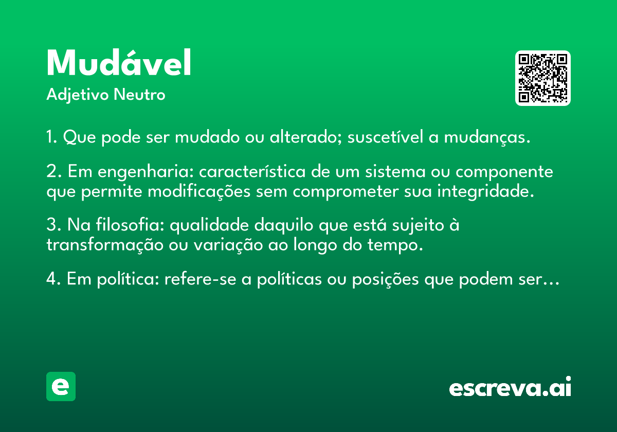 mudável