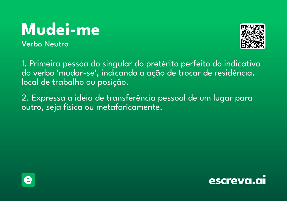 mudei-me