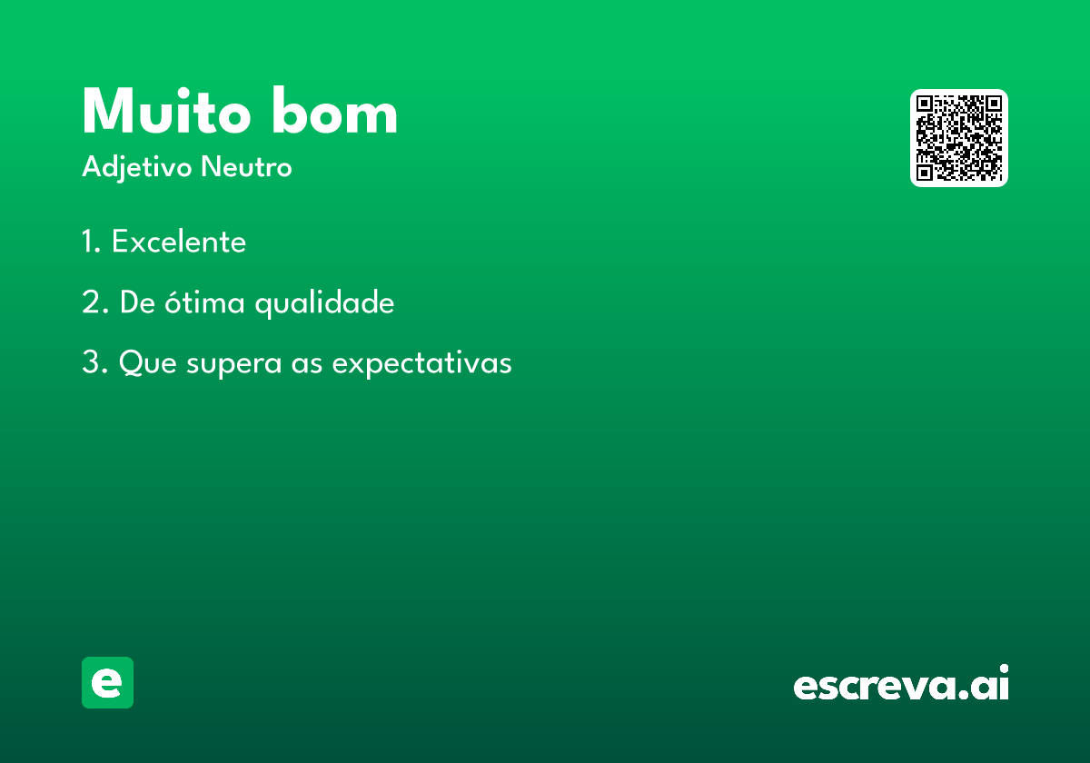 muito bom