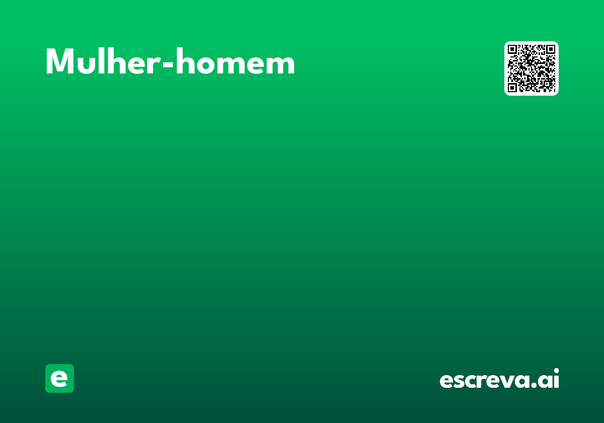 mulher-homem