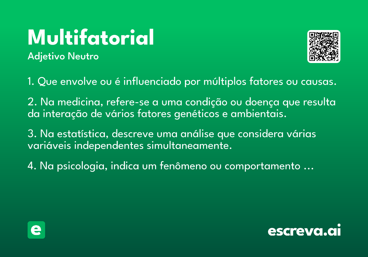 multifatorial