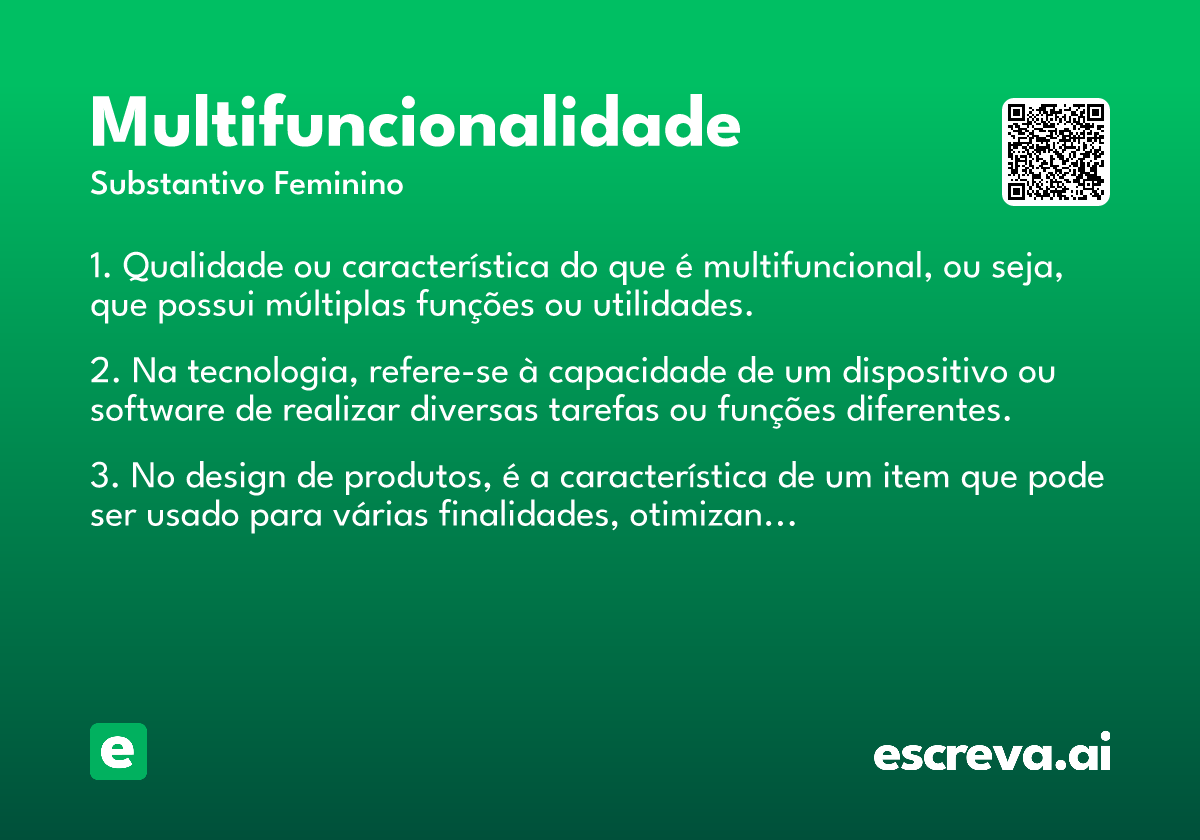 multifuncionalidade