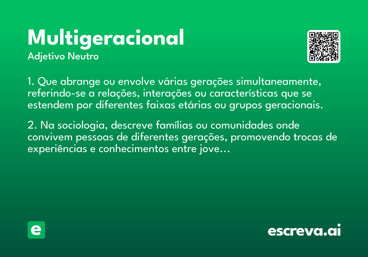 multigeracional