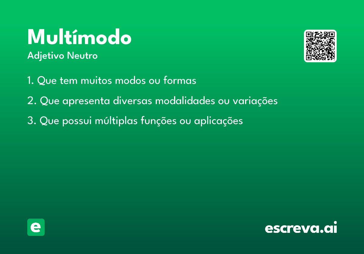 multímodo