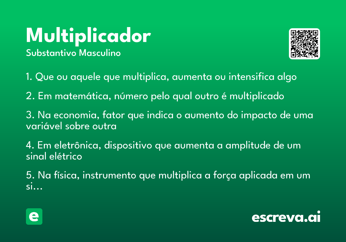 multiplicador