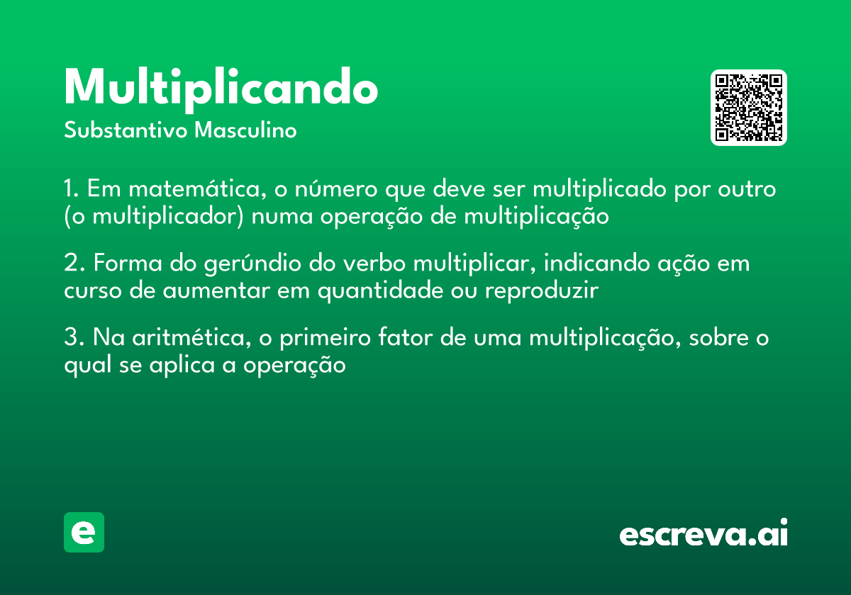 multiplicando