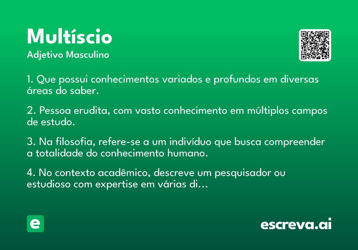 multíscio