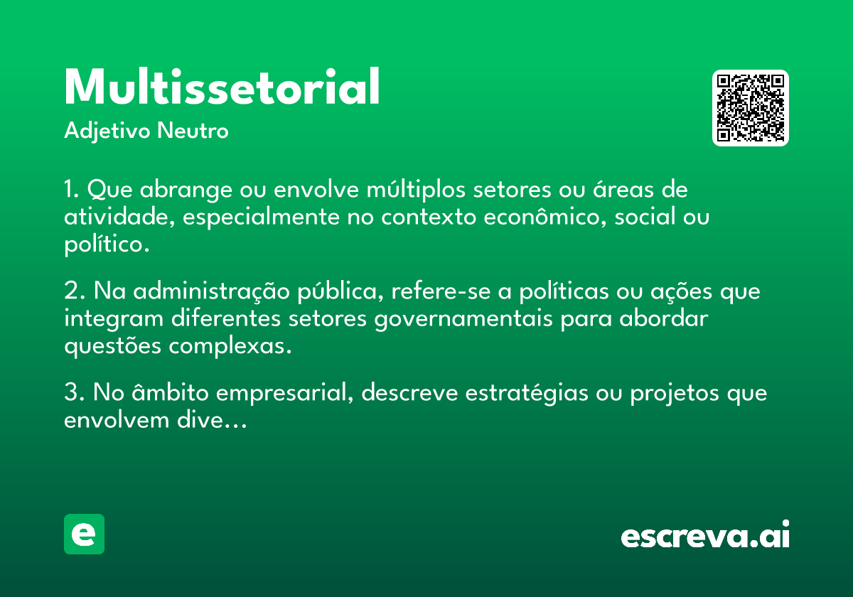 multissetorial