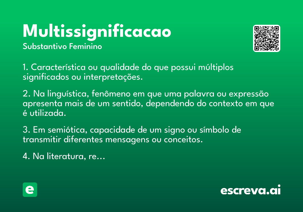 multissignificacao
