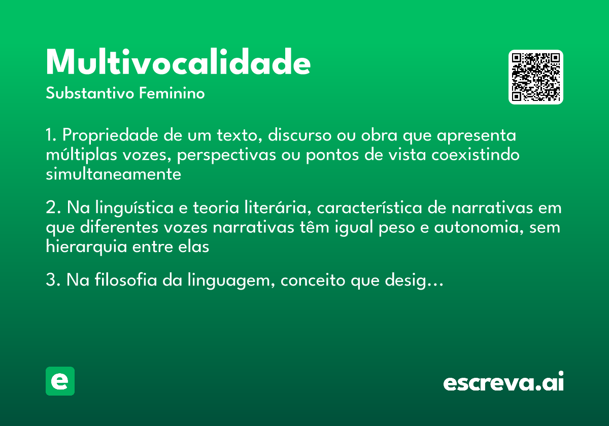 multivocalidade