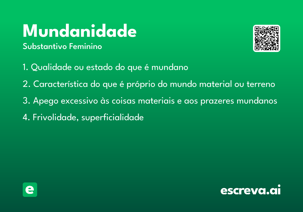 mundanidade