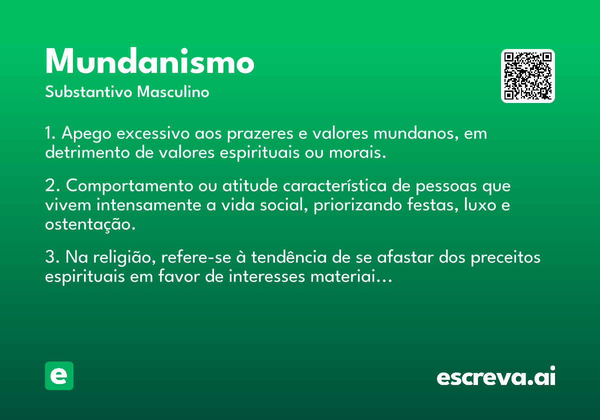 mundanismo