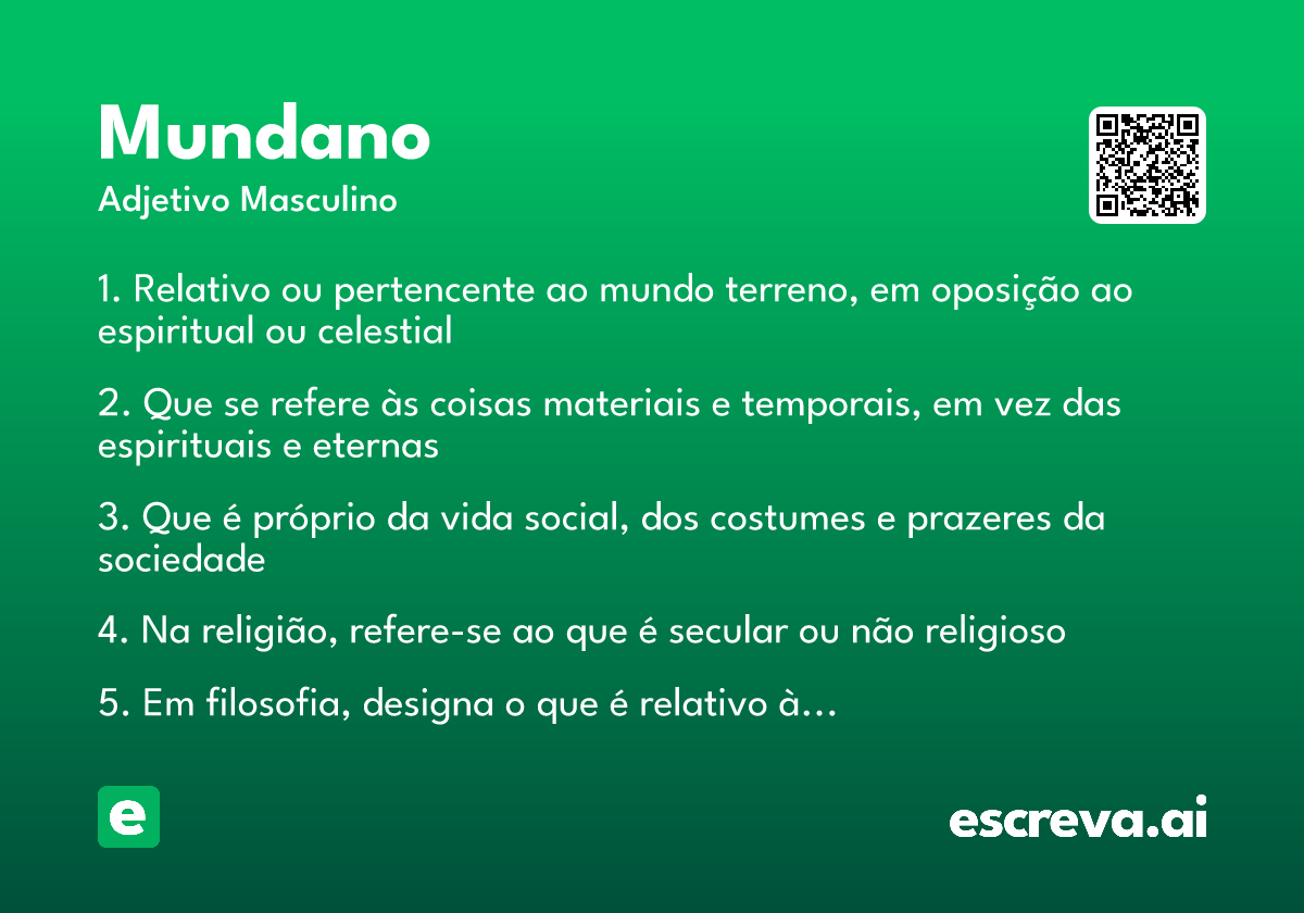 mundano