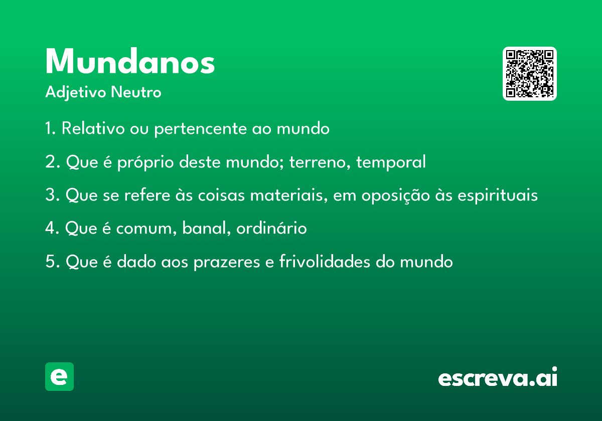 mundanos