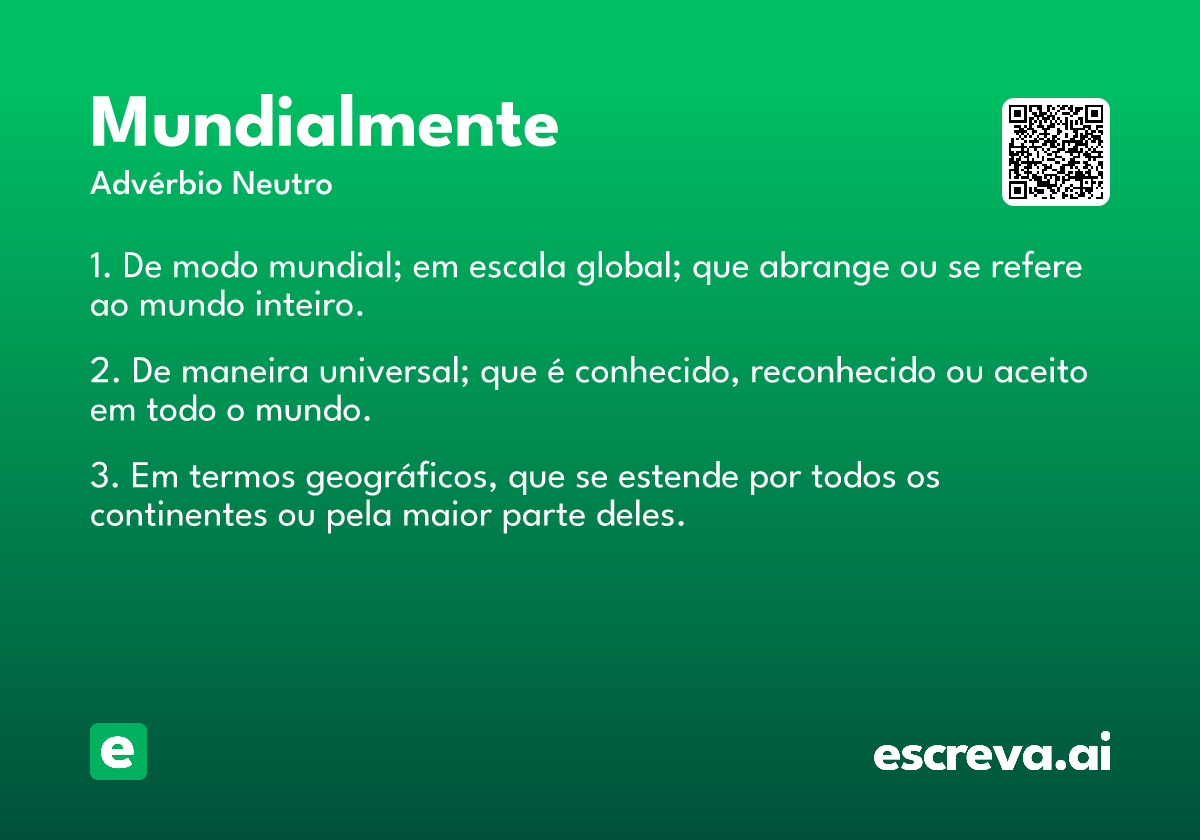 mundialmente