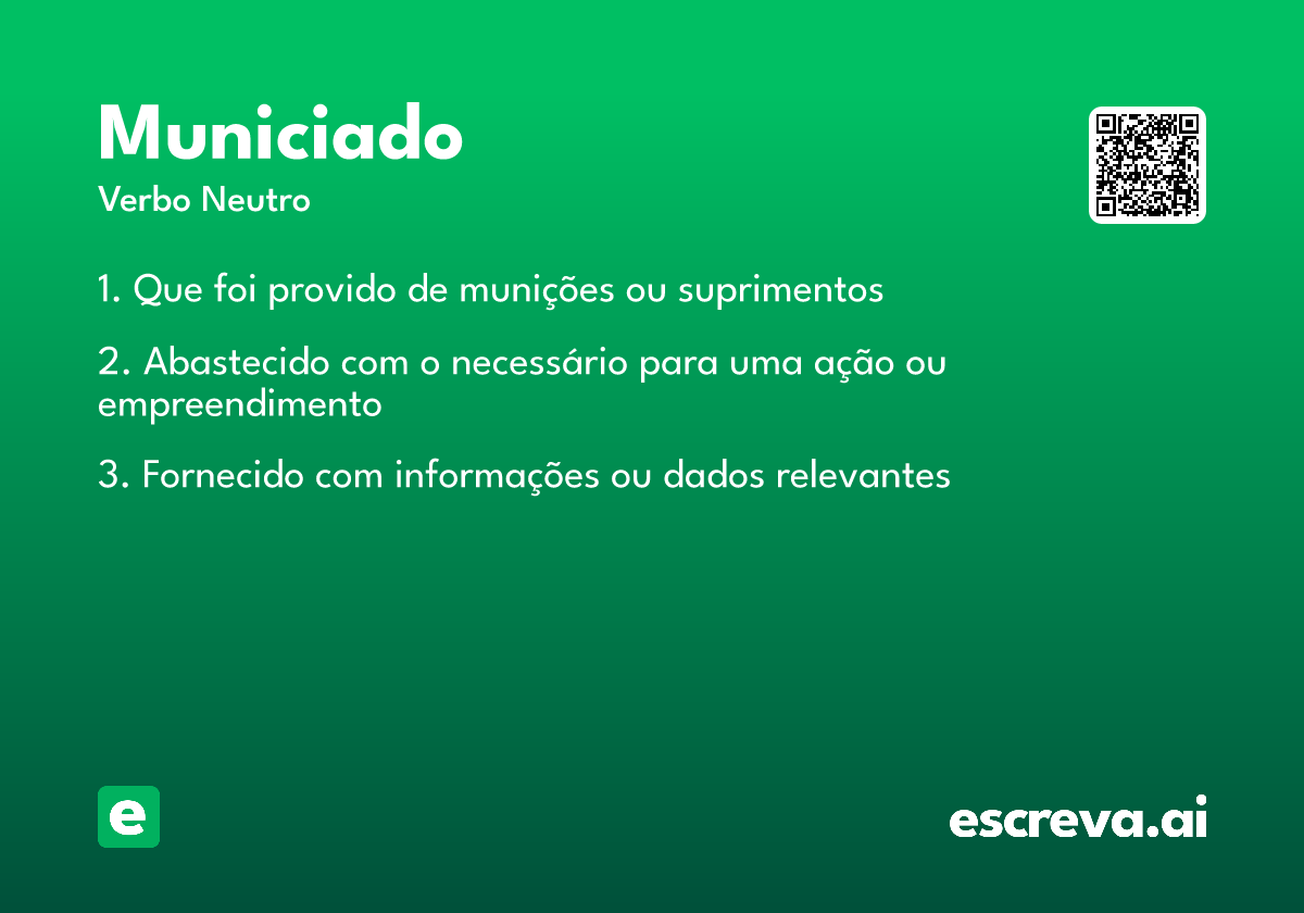 municiado