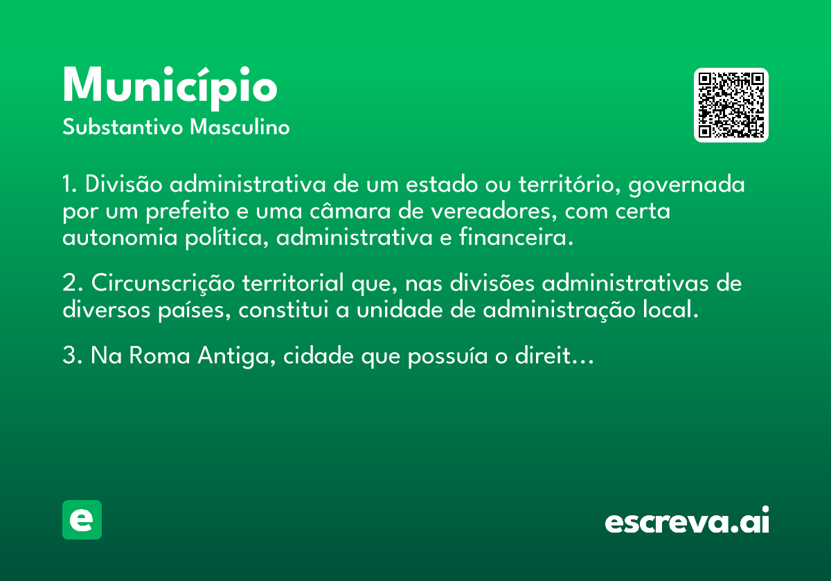 município