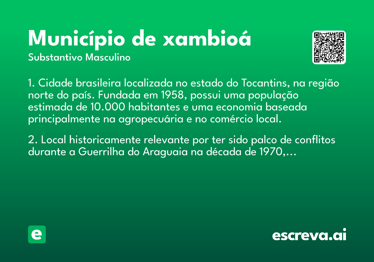 município de xambioá