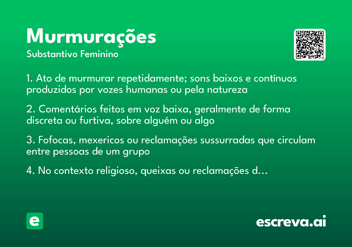 murmurações