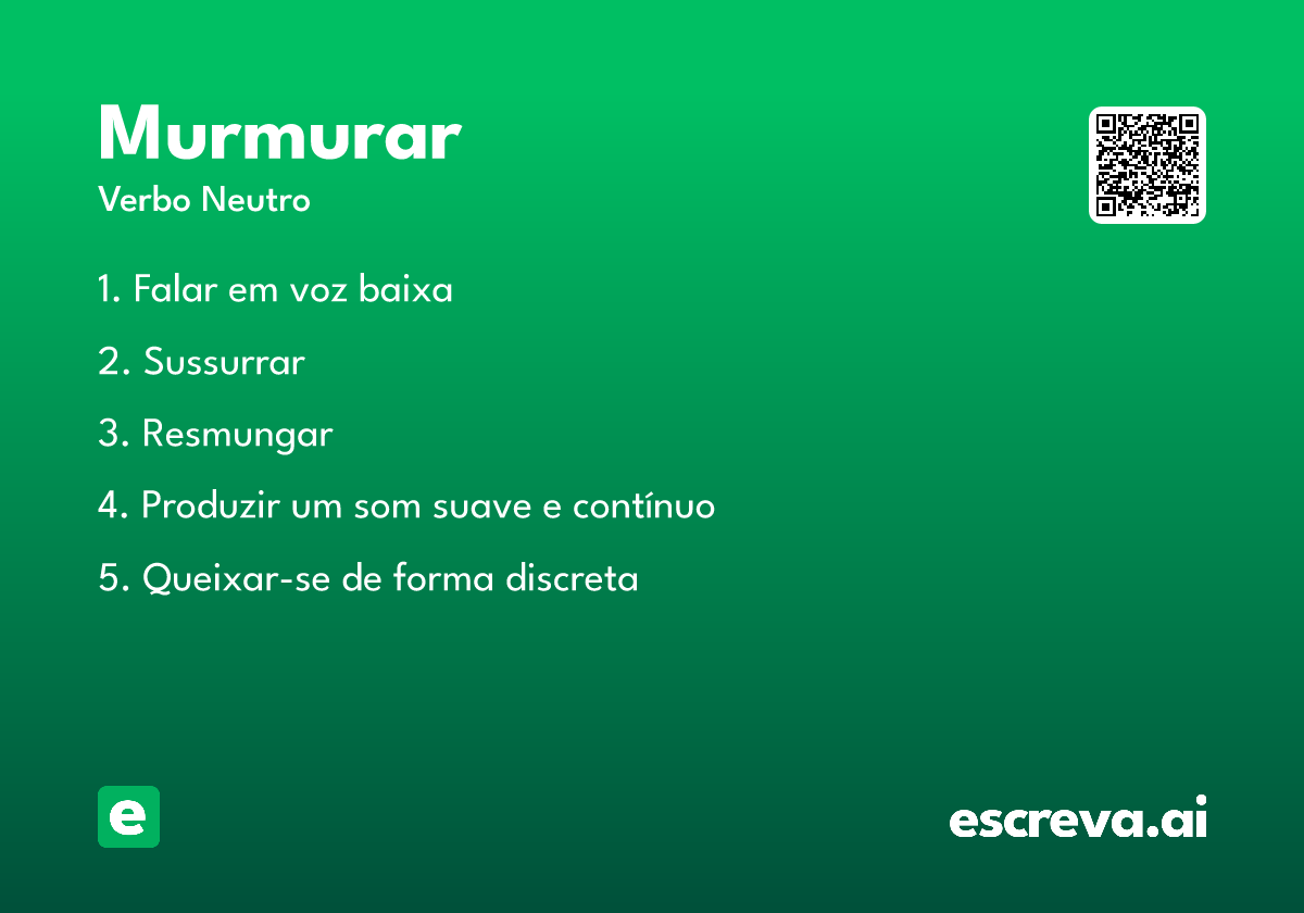 murmurar