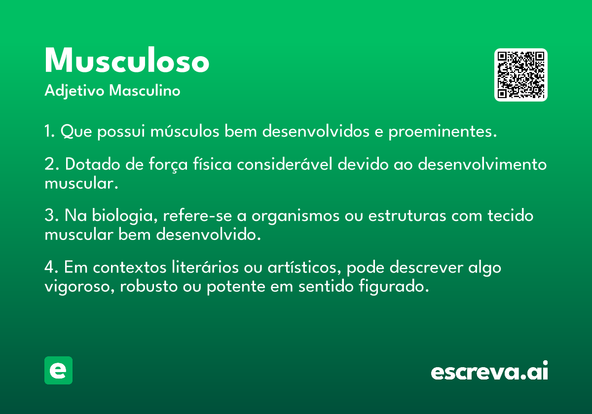 musculoso