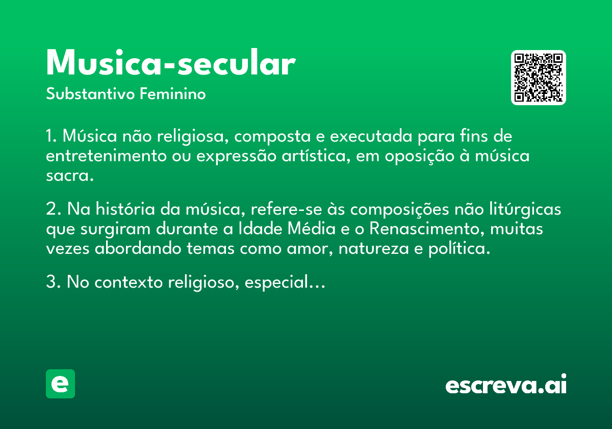 musica-secular