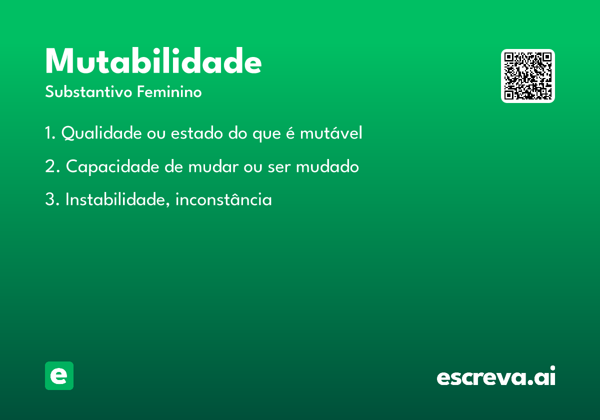 mutabilidade
