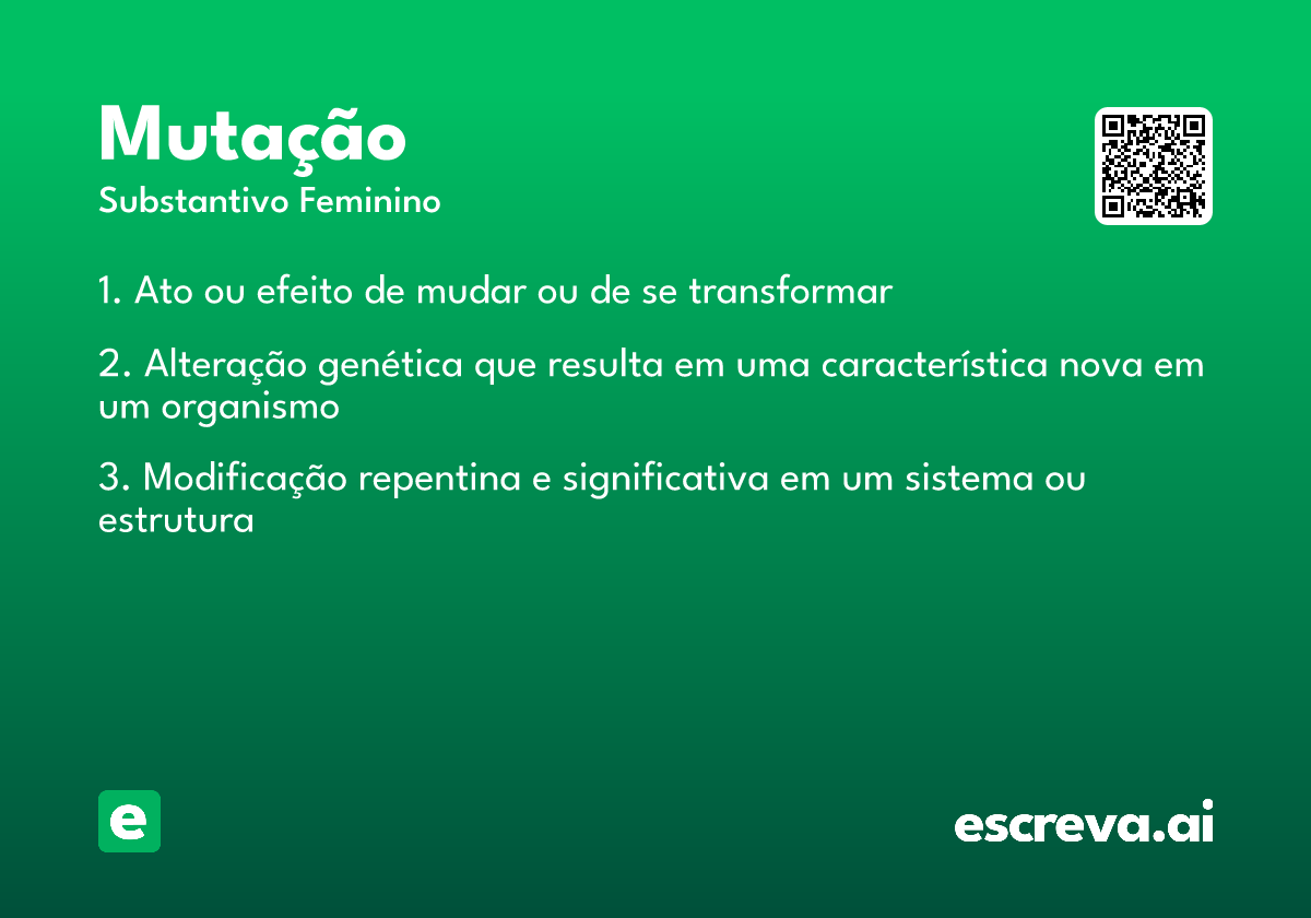 mutação