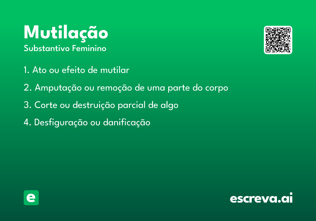 mutilação