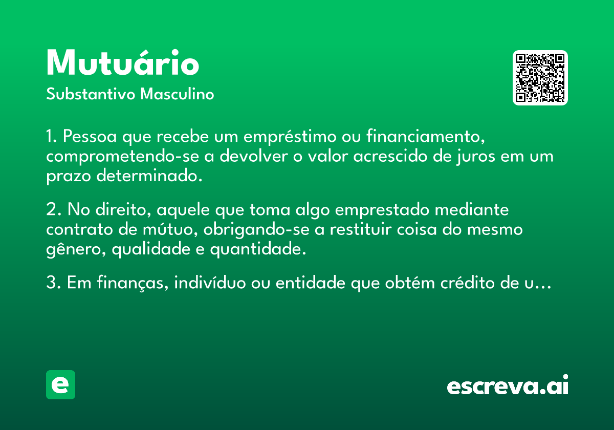 mutuário