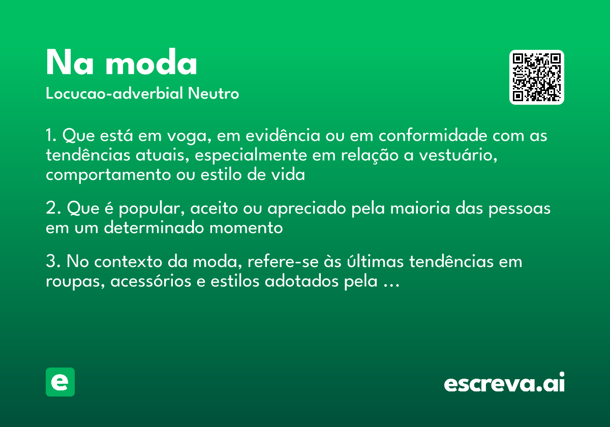 na moda